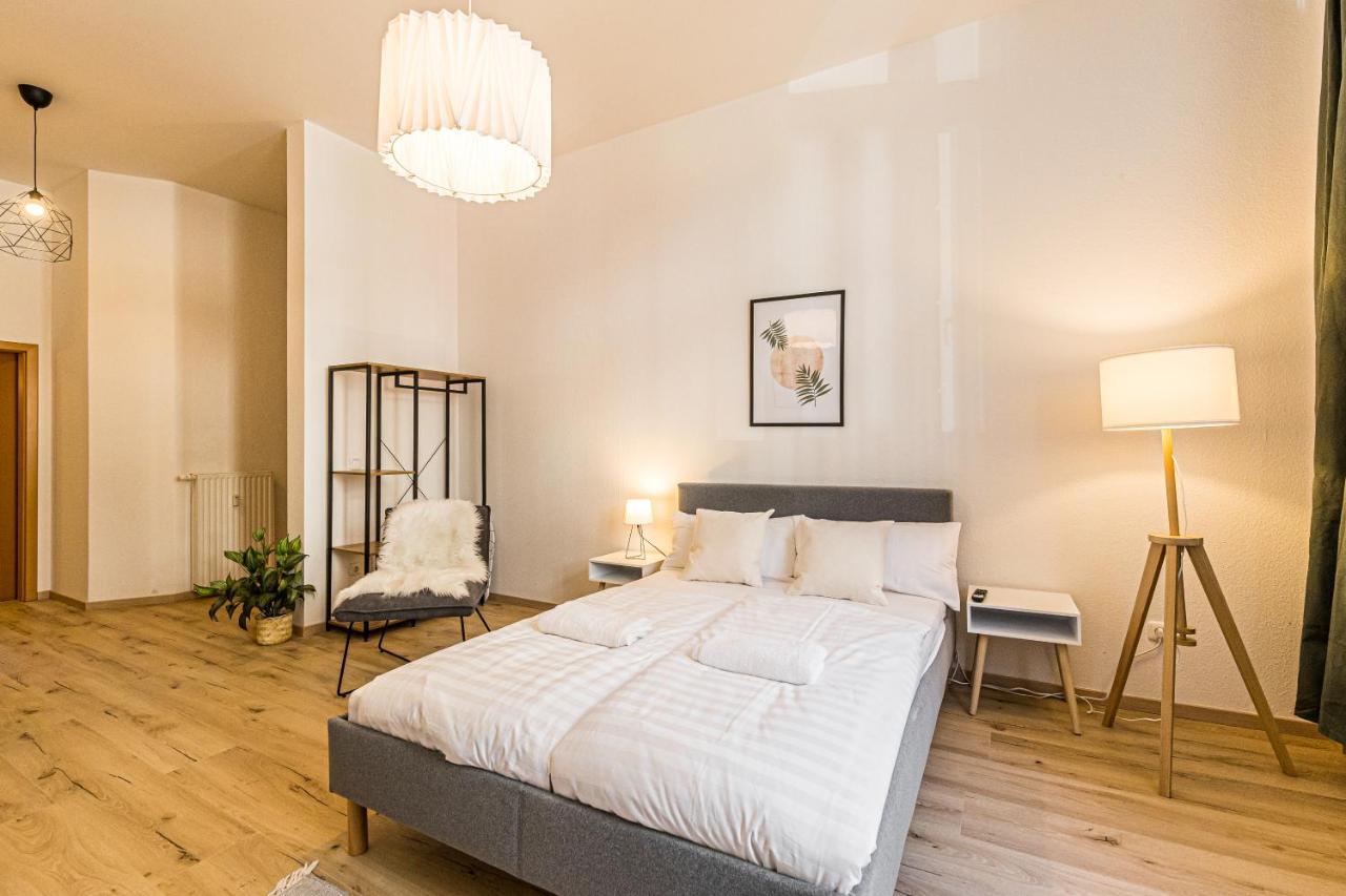 Ruhige Und Stilvolle Wohnung Am Clara-Zetkin-Park Lipcse Kültér fotó