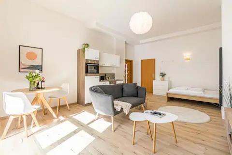 Ruhige Und Stilvolle Wohnung Am Clara-Zetkin-Park Lipcse Kültér fotó